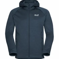 Jack Wolfskin Camping|Camping<· PEAK DISTRICT HOODED FZ M midnight sky