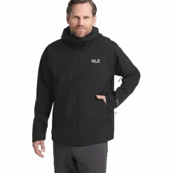 Jack Wolfskin Regenjacken|Übergangsjacken<· PRELIGHT 3IN1 JKT M black
