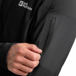 Jack Wolfskin Fleecejacken<· PRELIGHT FZ M black