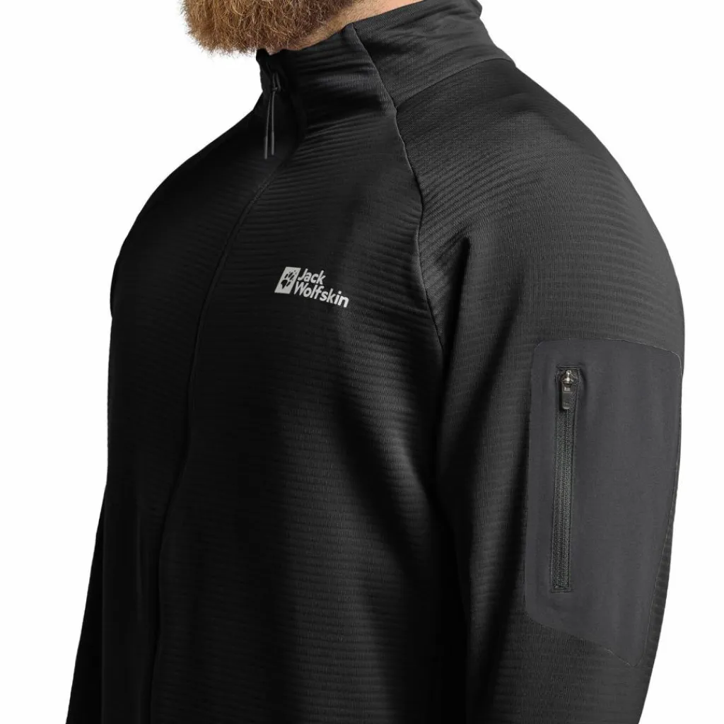 Jack Wolfskin Fleecejacken<· PRELIGHT FZ M black