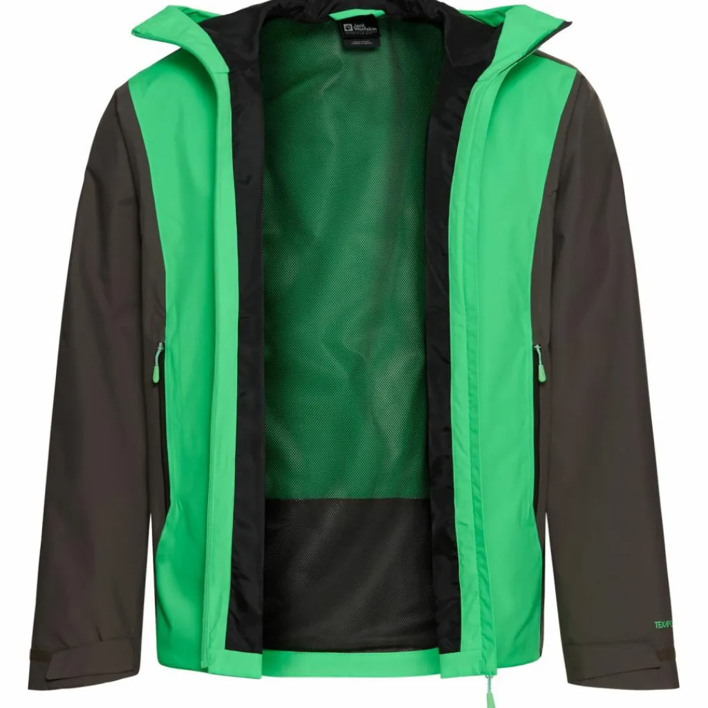 Jack Wolfskin Regenjacken<· RAINRUSH 2L JKT M lizard
