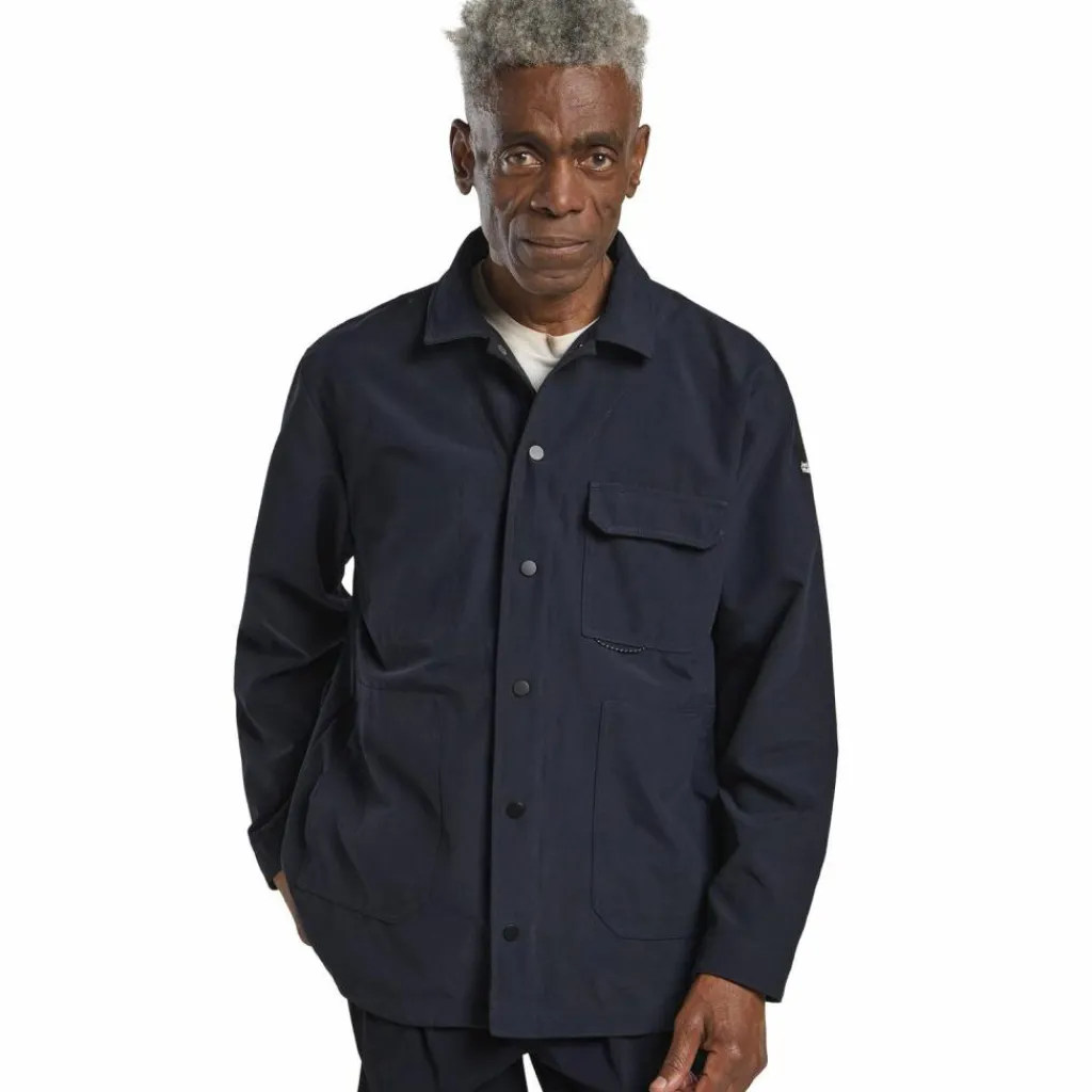 Jack Wolfskin Camping|Camping<· TERRACADE OVERSHIRT M dark navy