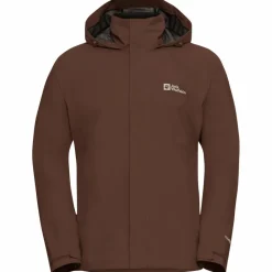 Jack Wolfskin Regenjacken|Übergangsjacken<· TRAILTIME 2L JKT M hot choc