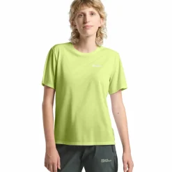 Jack Wolfskin Shirts<· VONNAN SS T W cool matcha