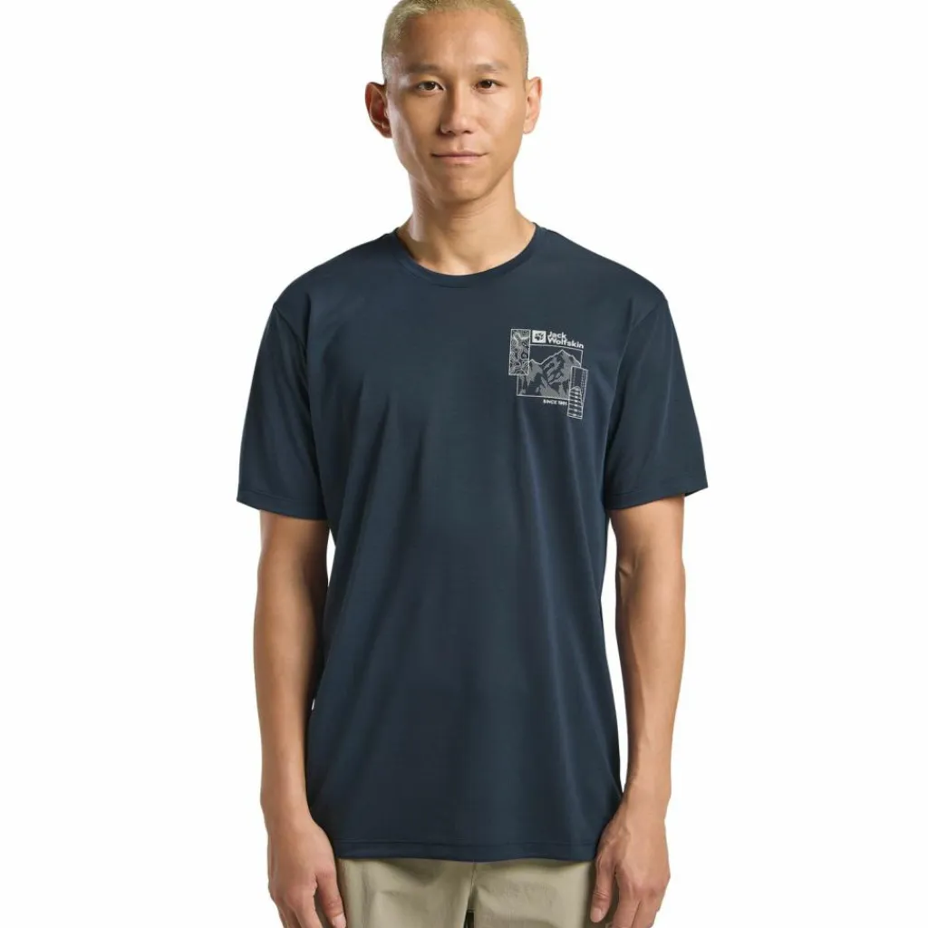 Jack Wolfskin Camping|Camping<· VONNAN GRAPHIC T M EXPLORE midnight sky