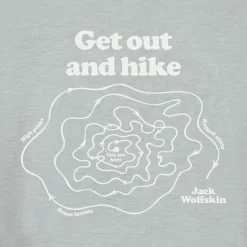 Jack Wolfskin Camping|Camping<· VONNAN GRAPHIC T M OUTDOOR cool grey