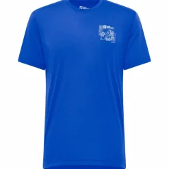 Jack Wolfskin Camping|Camping<· VONNAN GRAPHIC T M EXPLORE vibrant blue