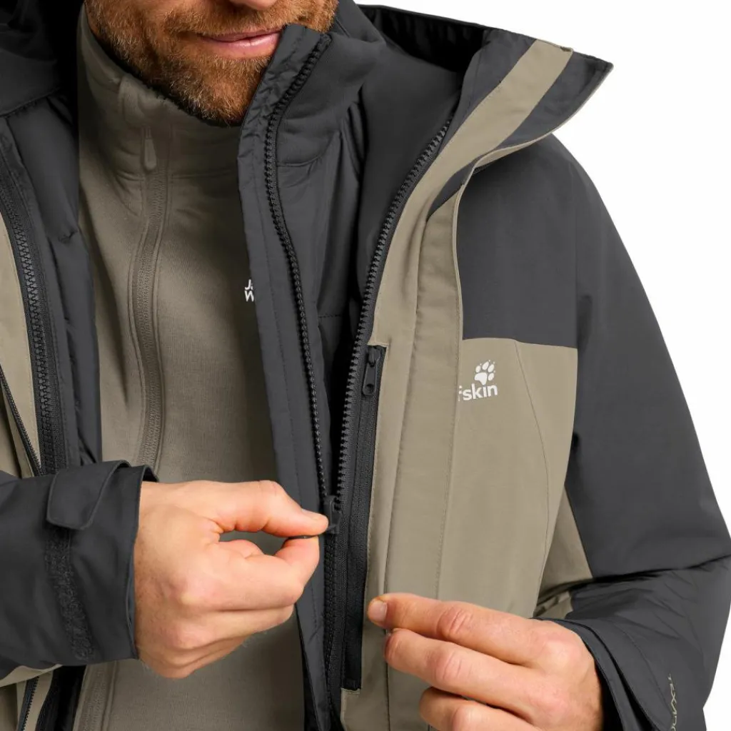 · WILD PLACES 3IN1 JKT M Herren Regenjacken