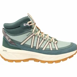Jack Wolfskin Wanderschuhe<· WILD HIKE TEXAPORE MID M green zinnia