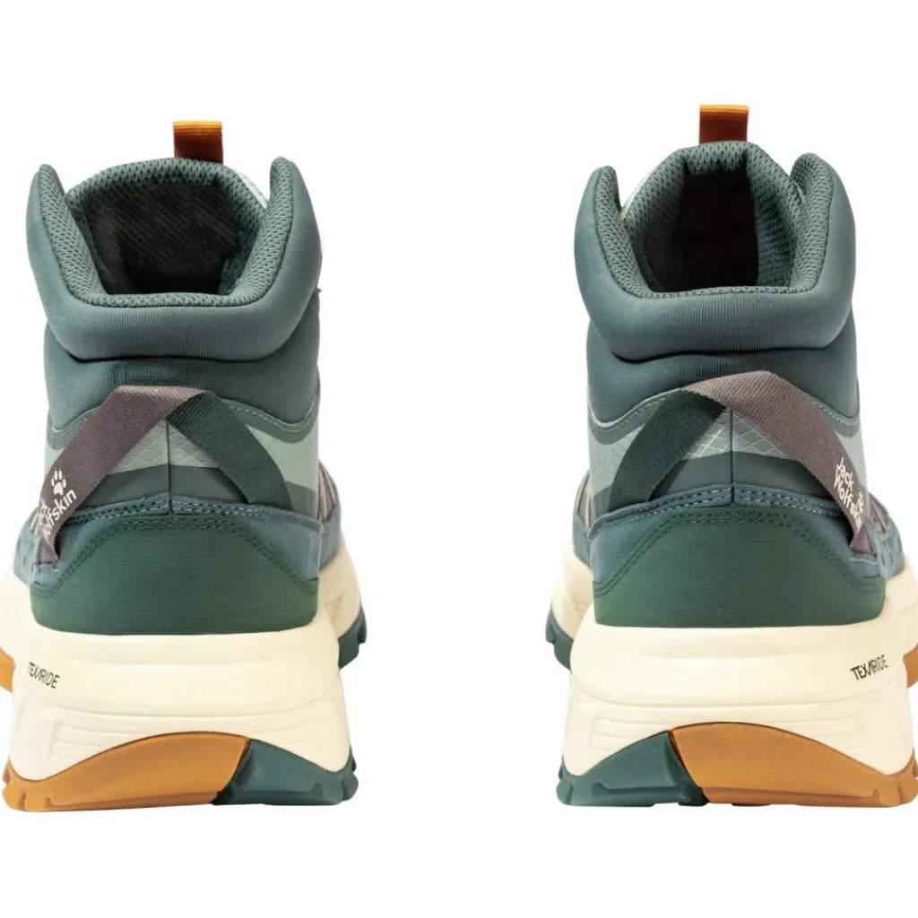 Jack Wolfskin Wanderschuhe<· WILD HIKE TEXAPORE MID M green zinnia