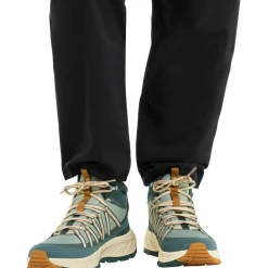 Jack Wolfskin Wanderschuhe<· WILD HIKE TEXAPORE MID M green zinnia