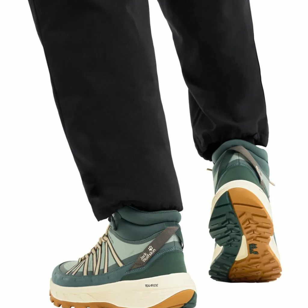 Jack Wolfskin Wanderschuhe<· WILD HIKE TEXAPORE MID M green zinnia