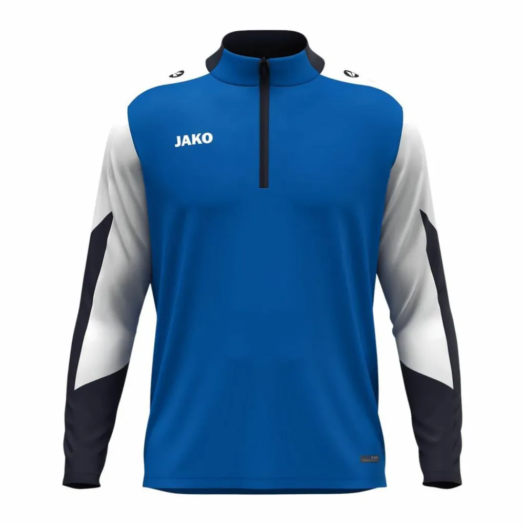 JAKO Fußball|Pullover & Sweats<· Dynamic Ziptop Sweatshirt Kids blauweiss