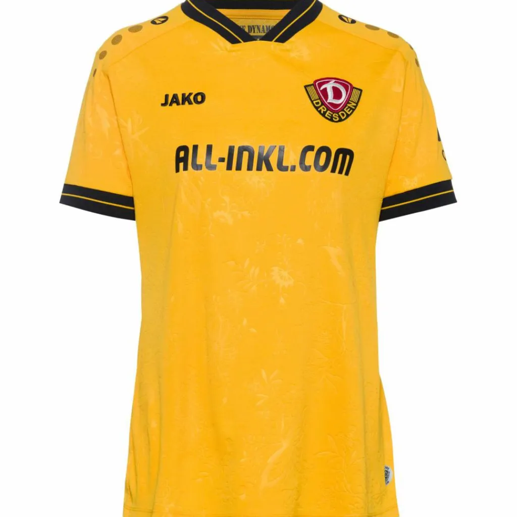 JAKO Trikots<· Dynamo Dresden 25/26 Heim dynamic yellow