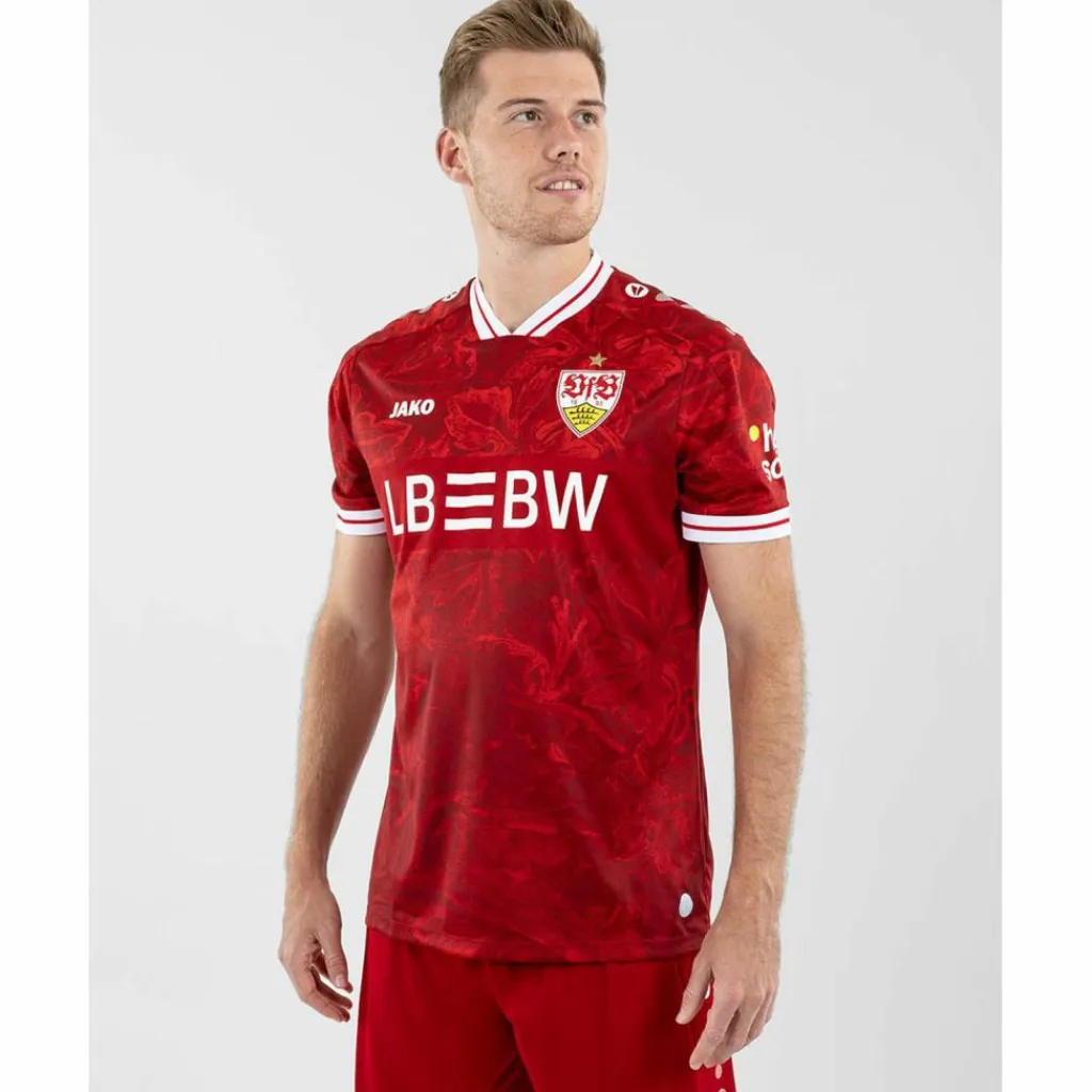 JAKO Trikots<· VfB Stuttgart 25/26 Auswärts rot