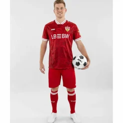 JAKO Trikots<· VfB Stuttgart 25/26 Auswärts rot