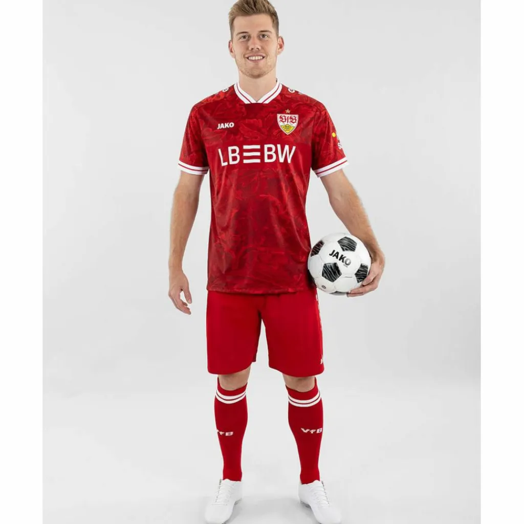 JAKO Trikots<· VfB Stuttgart 25/26 Auswärts rot