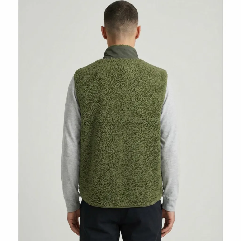 Jeff Green Fleecejacken< Dusky Green
