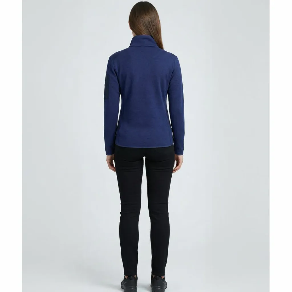 New · 1/4 Zip Strickfleecepullover Helmi Damen Fleecejacken
