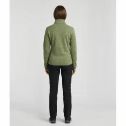 Jeff Green Fleecejacken<· 1/4 Zip Strickfleecepullover Helmi Dusky Green
