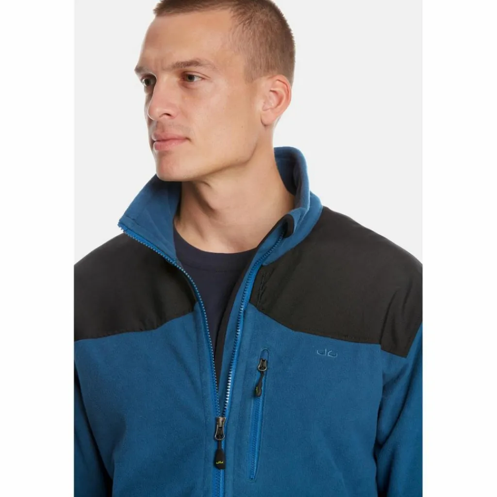 Jeff Green Fleecejacken<· Aron Jeans Blue