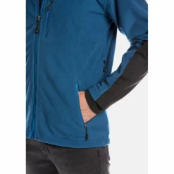 Jeff Green Fleecejacken<· Aron Jeans Blue