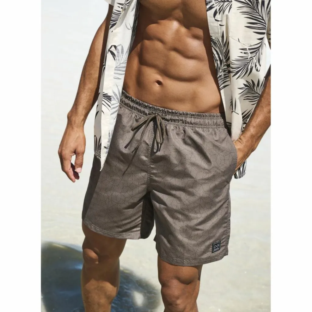 John Devin Schwimmen<· Badeshorts braun
