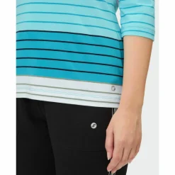 JOY sportswear Training|Shirts<· LUANA light topaz stripes