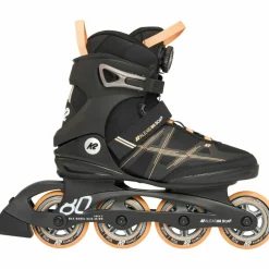 K2 Inlineskating<· ALEXIS 80 blackpeach