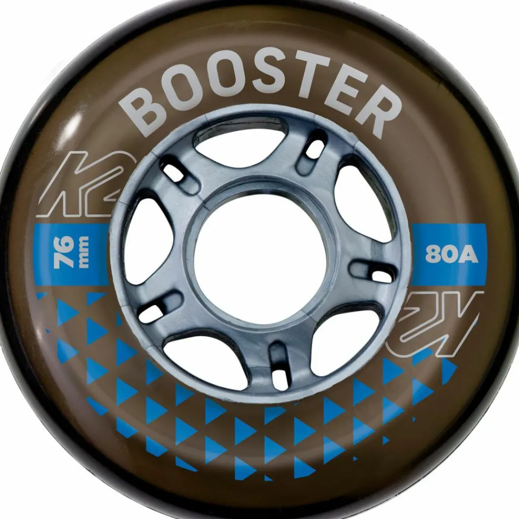 K2 Inlineskating<· BOOSTER 76MM 80A 8-WHEEL PACK W ILQ 5 schwarz-grau