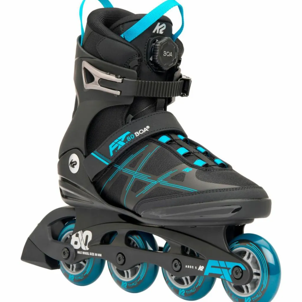 K2 Inlineskating<· F.I.T. 80 blackblue