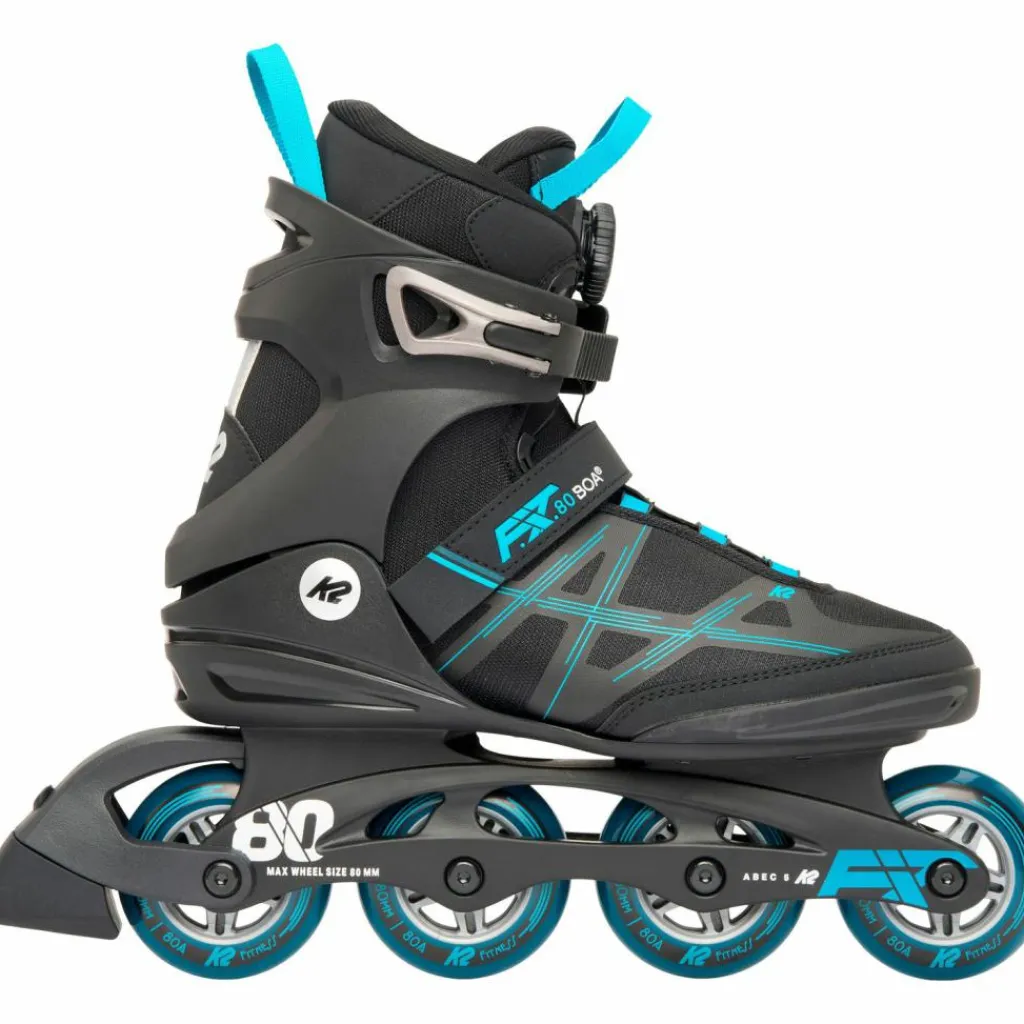 K2 Inlineskating<· F.I.T. 80 blackblue