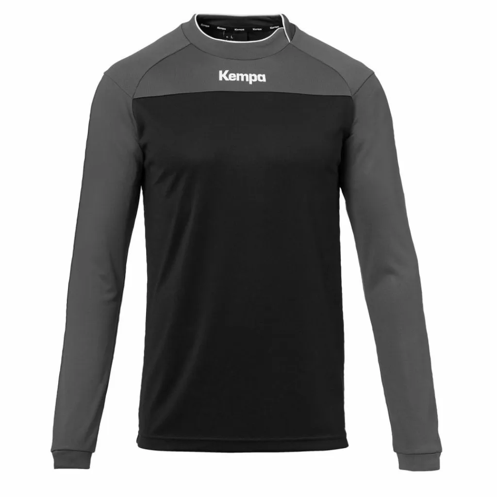 Kempa Handball|Shirts<· PRIME LANGARMSHIRT schwarz/anthra