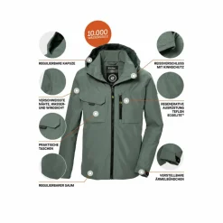 KILLTEC Wandern|Jacken<· KOS 140 Oliv101