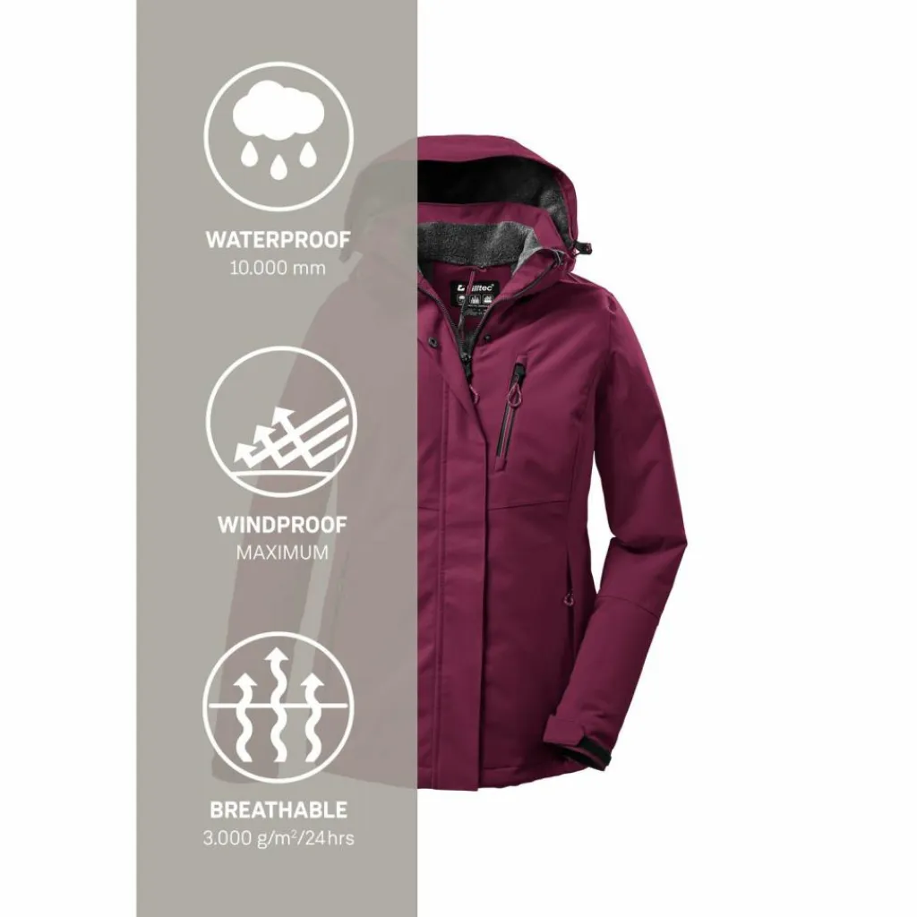 KILLTEC Regenjacken<· KOW 170 Rose4010