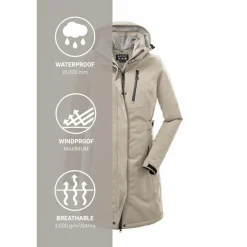 KILLTEC Mäntel<· KOW 165 Grau0648