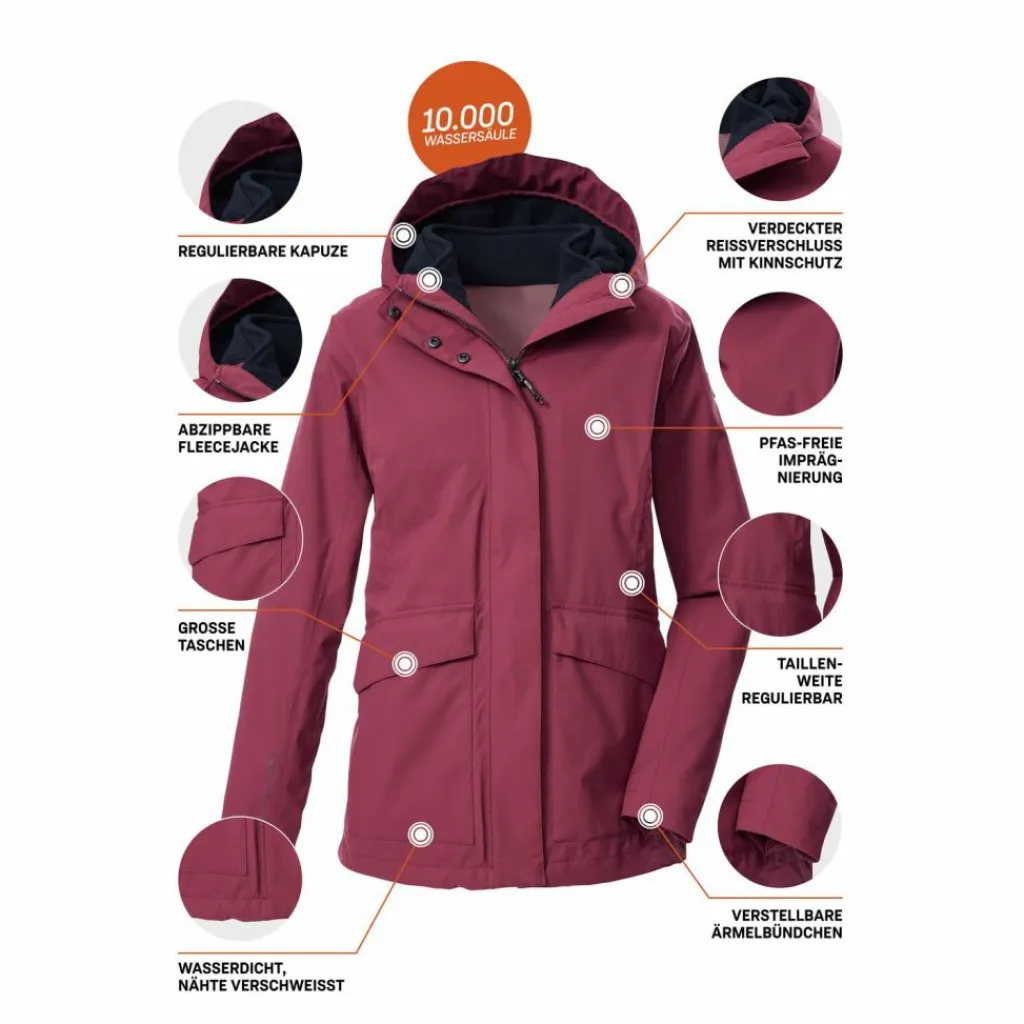 · KOW 189 WMN JCKT 00269 38 Damen Regenjacken|Übergangsjacken