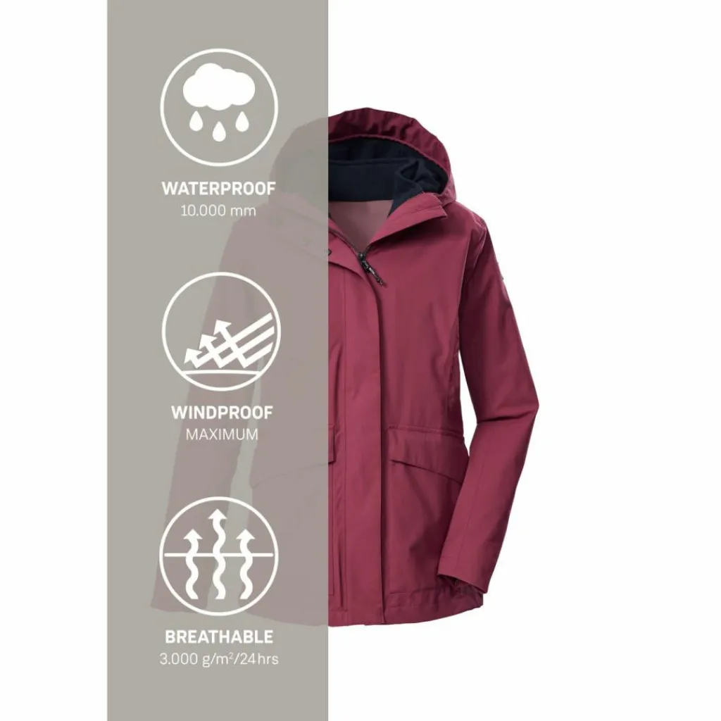 · KOW 189 WMN JCKT 00269 38 Damen Regenjacken|Übergangsjacken