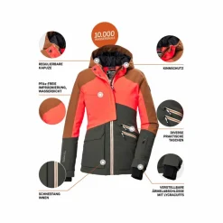 KILLTEC Ski<· KSW 405 GRLSJCKT Gr&uuml;n201