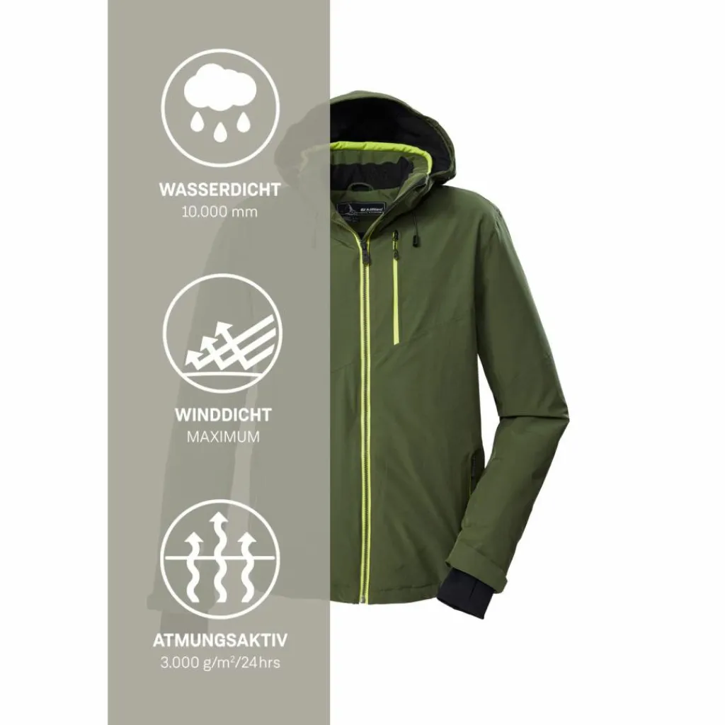 KILLTEC Ski<· KSW 24 MN SKI JCKT Grün2021