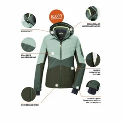 KILLTEC Ski<· KSW 34 WMNJCKT Gr&uuml;n2042