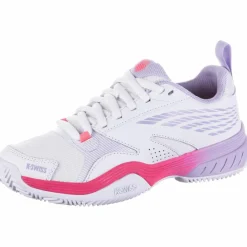 K-Swiss Tennis|Tennis<· SPEEDEX CLAY white-orchid petal-neon blaze