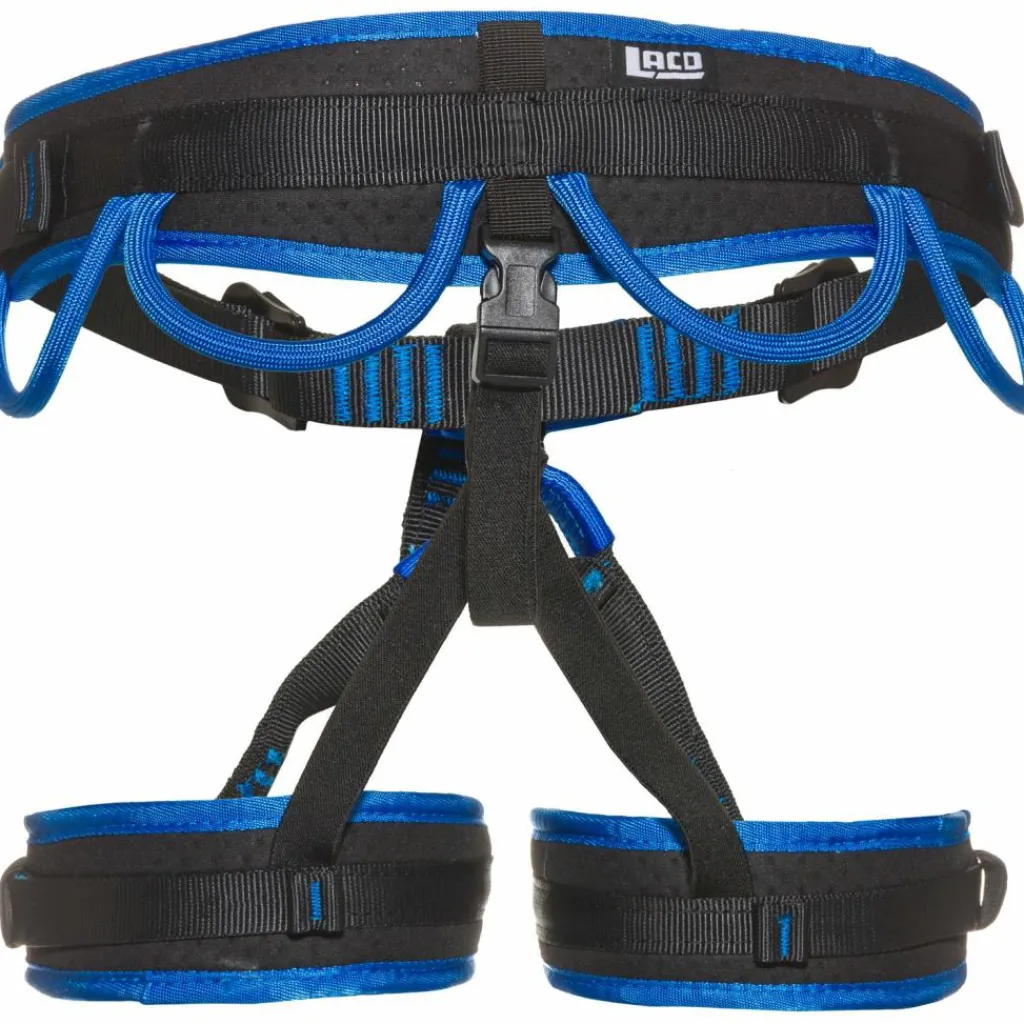 LACD Sicherung & Karabiner|Sicherung & Karabiner<· Harness Start 2.0 schwarz-blau