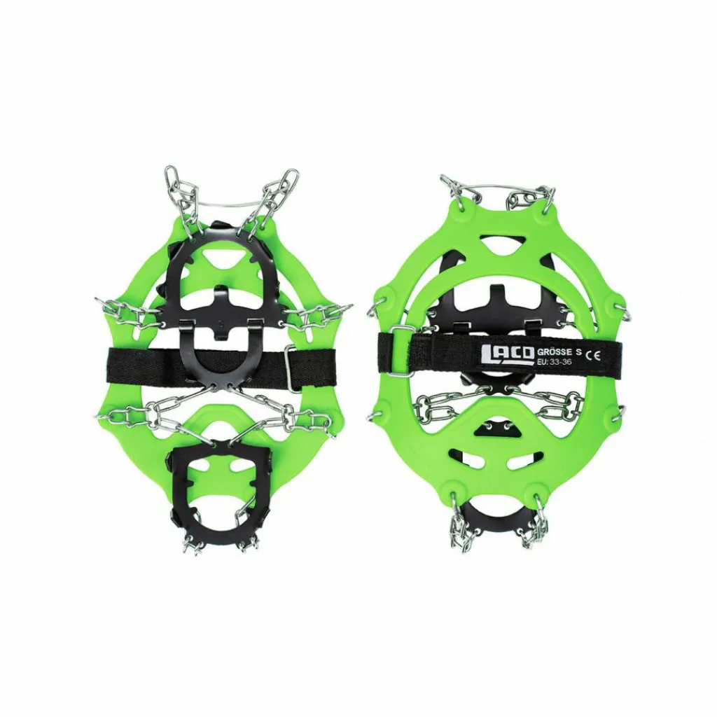 LACD Sicherung & Karabiner|Sicherung & Karabiner<· SPIKES EASY II grün