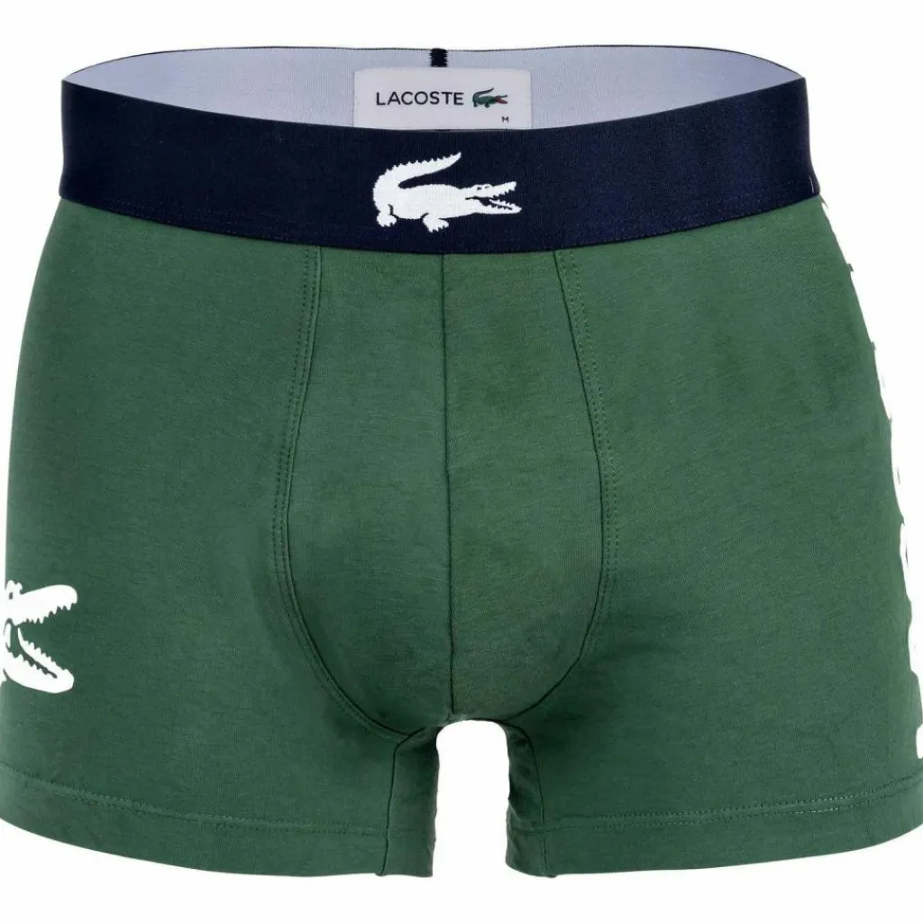 Lacoste Unterwäsche<· Boxershort Dunkelblau/Grau/Grün/Weiß