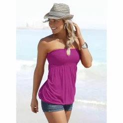 Lascana Tops & Tanks<· Bandeautop rauchblau