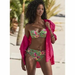 Discount · Bügel-Bandeau-Bikini-Top Damen Schwimmen