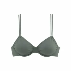 Lascana Schwimmen|Schwimmen<· Bügel-Bikini-Top oliv