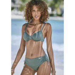 Lascana Schwimmen|Schwimmen<· Bügel-Bikini-Top oliv