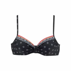 Lascana Schwimmen<· Bügel-Bikini-Top schwarz-bedruckt